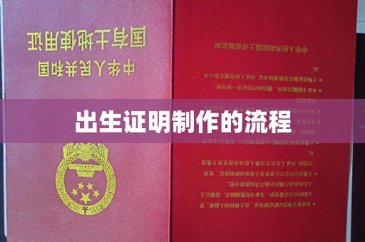 清水出生证明制作的流程