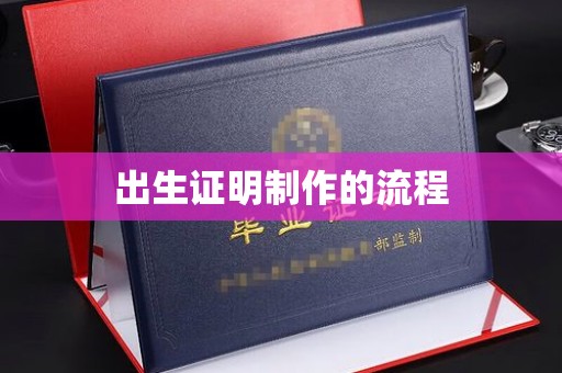 清水出生证明制作的流程